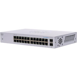 Cisco Business 110 CBS110-24PP 26 Ports Ethernet Switch - Gigabit Ethernet - 10/100/1000Base-T, 1000Base-X