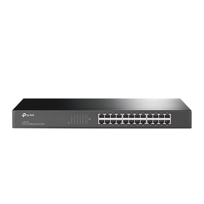 TP-Link TL-SF1024: 24-Port Unmanaged 10/100M Rackmount Ethernet Switch