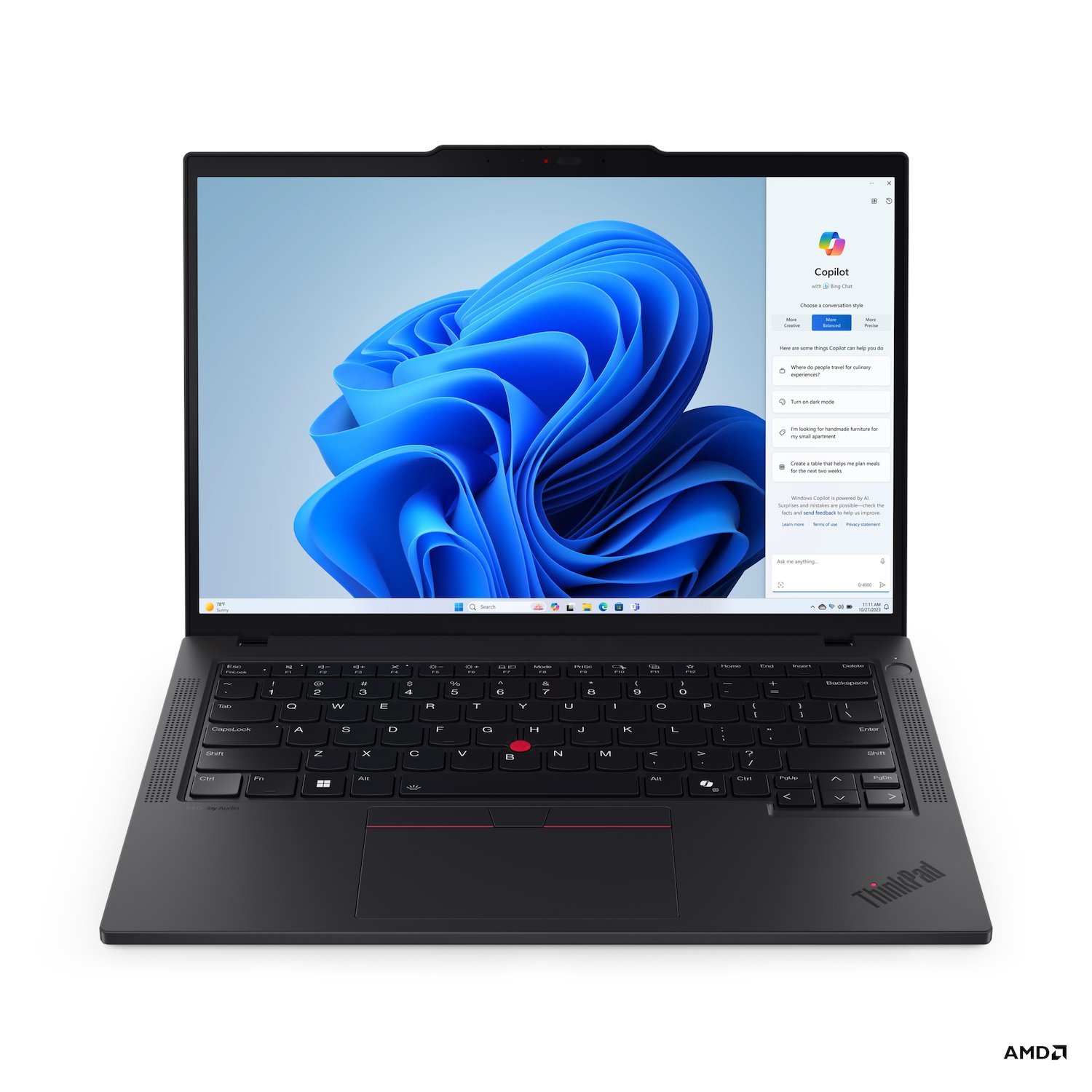 Lenovo ThinkPad T14 Gen 5 21MC000NUS 14" Notebook - WUXGA - AMD Ryzen 5 PRO 8540U - 16 GB - 256 GB SSD - English Keyboard - Gray