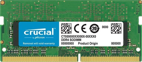 Crucial 16GB (1x16GB) DDR4 Sodimm 2400MHz CL17 Single Stick Notebook Laptop Memory Ram