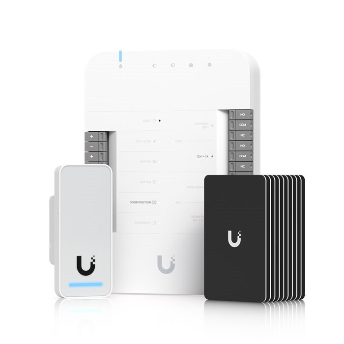 Ubiquiti UniFi Access Gen 2 Starter Kit - Comprehensive UniFi Access Starter Kit - UniFi Dream Machine Pro Required