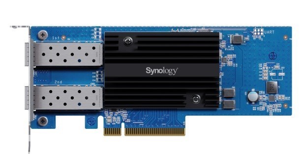 Synology E25g30-F2 Dual-Port 25GbE SFP28 Add-In Card For Synology Systems PCIe 3.0 X8 5-Year Warranty