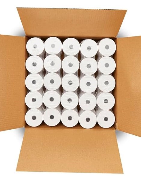 POS Receipt Printer thermal receipt paper 3 1/8" x 230' - Case (50 Rolls) 