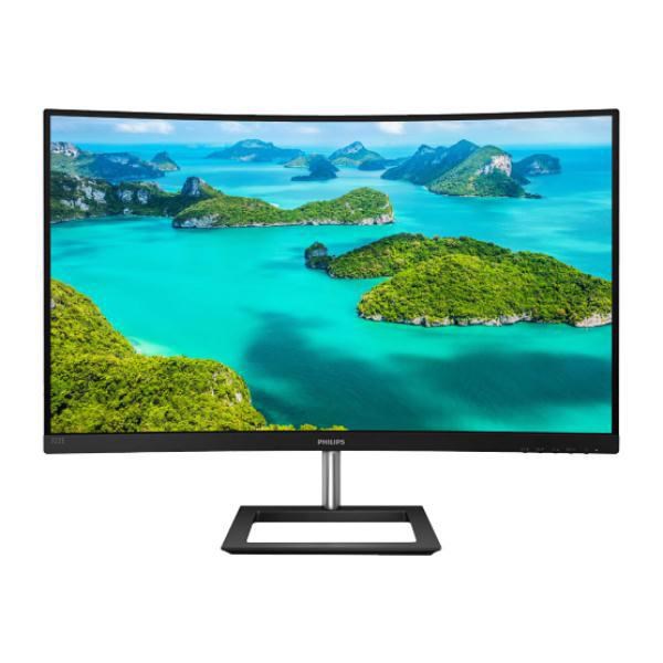 Philips 328E1CA 32" Class 4K UHD Curved Screen LCD Monitor - 16:9 - Black, Textured Black